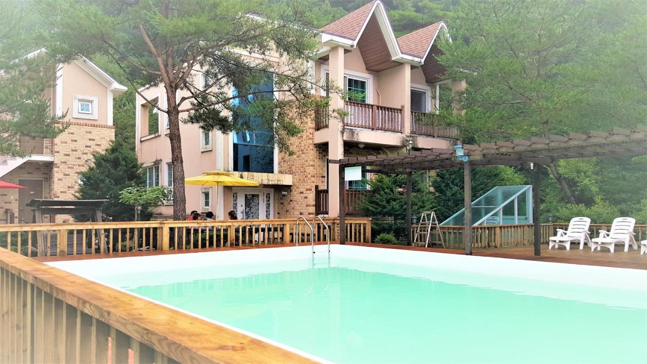 Shinevalley Pension & Hotel 平昌郡 エクステリア 写真